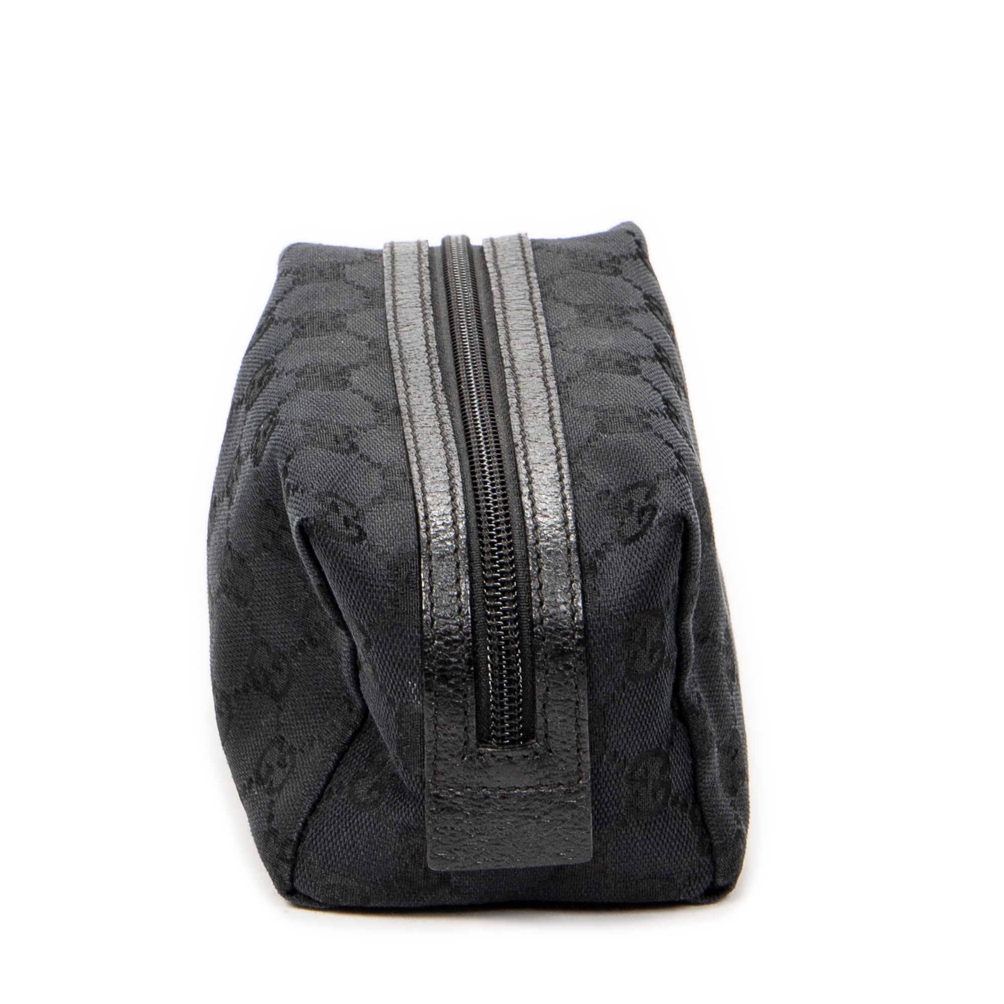 Pouch Mini Cosmetic Pouch Black Monogrammed Canvas