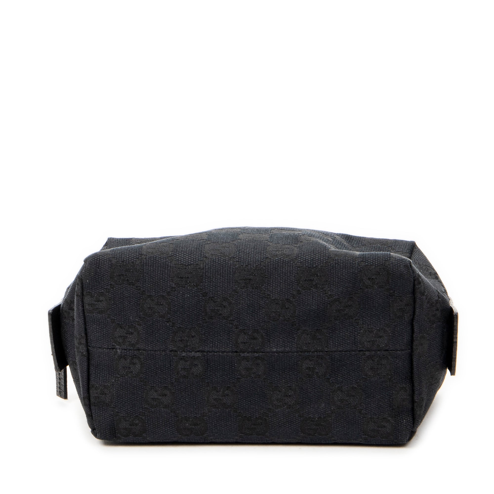 Pouch Mini Cosmetic Pouch Black Monogrammed Canvas