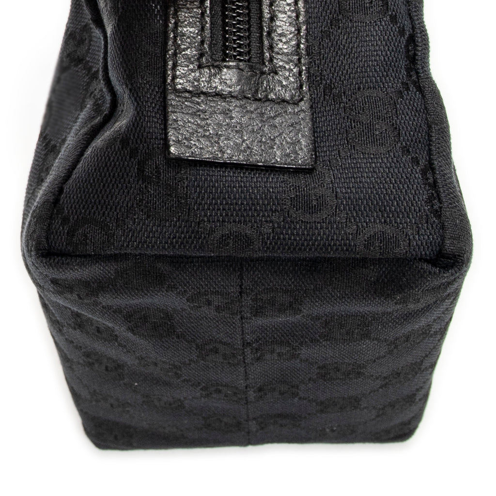 Pouch Mini Cosmetic Pouch Black Monogrammed Canvas