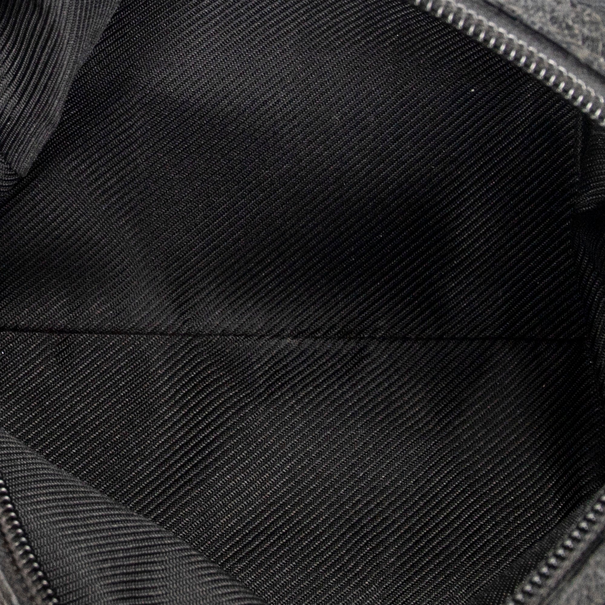 Pouch Mini Cosmetic Pouch Black Monogrammed Canvas