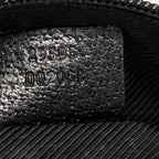 Pouch Mini Cosmetic Pouch Black Monogrammed Canvas