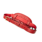 Waist Bag GG Marmont Belt Bag 85 Red Quilted Chevron Leather