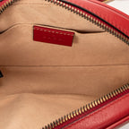 Waist Bag GG Marmont Belt Bag 85 Red Quilted Chevron Leather