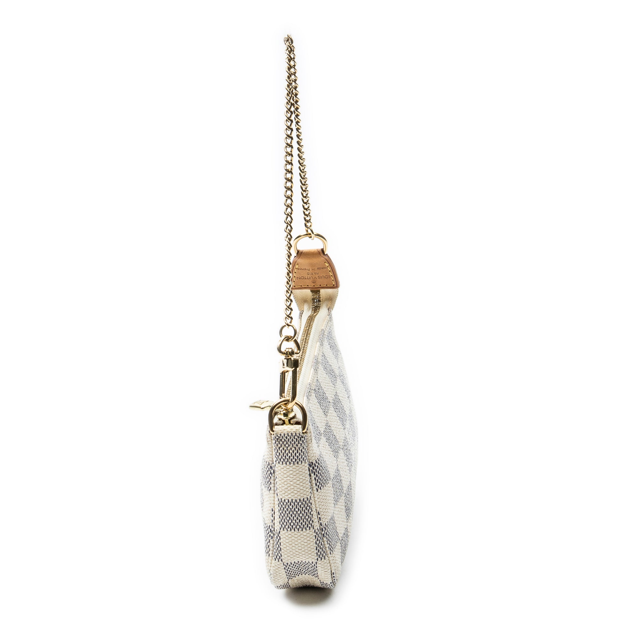 Pouch Mini Pochette Accessoires Ivory Damier Azur