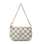 Pouch Mini Pochette Accessoires Ivory Damier Azur