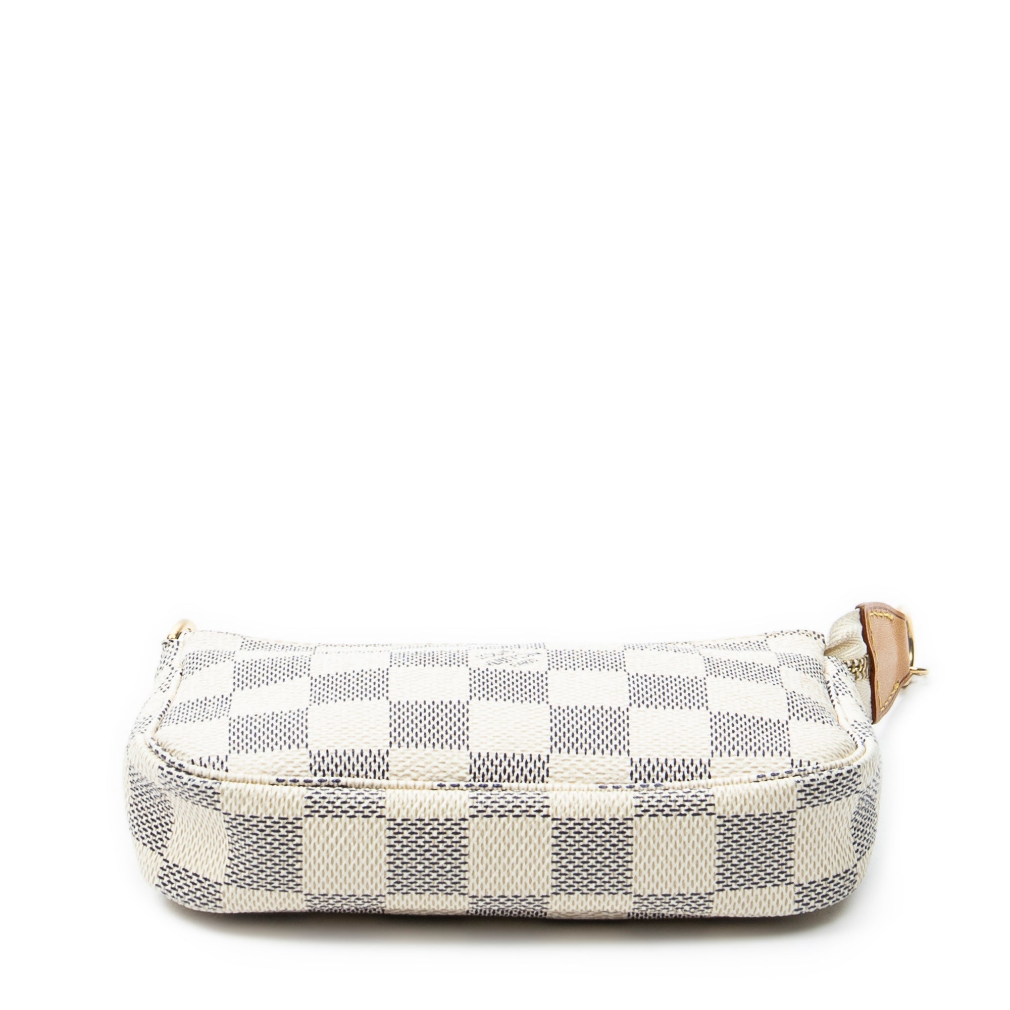 Pouch Mini Pochette Accessoires Ivory Damier Azur
