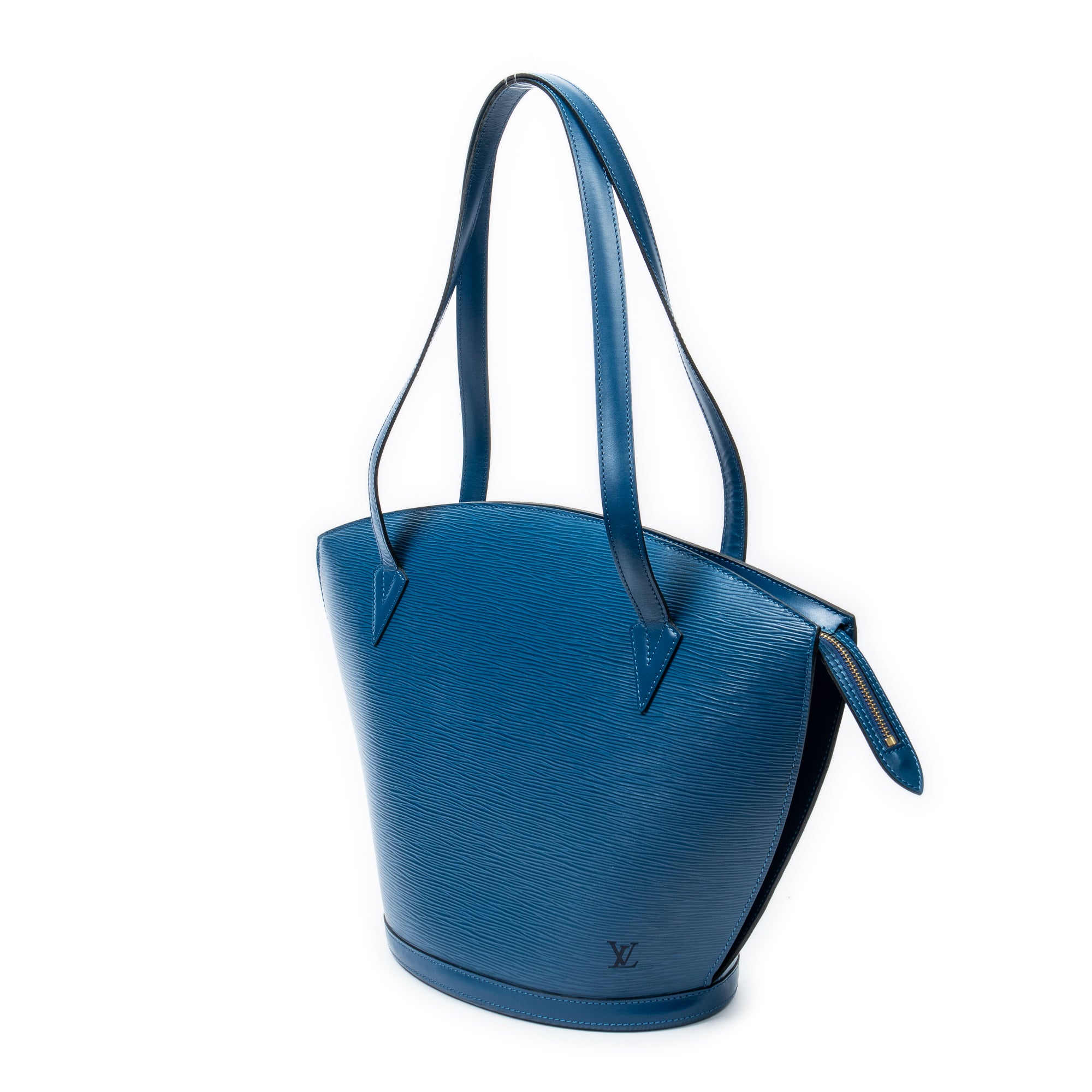 Shoulder Bag St-Jacques Shopping GM Blue Epi