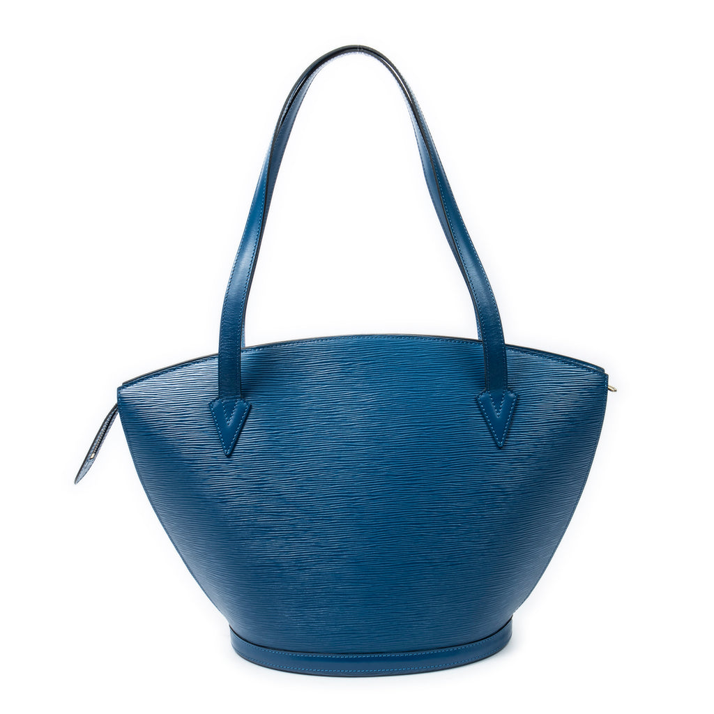 Shoulder Bag St-Jacques Shopping GM Blue Epi