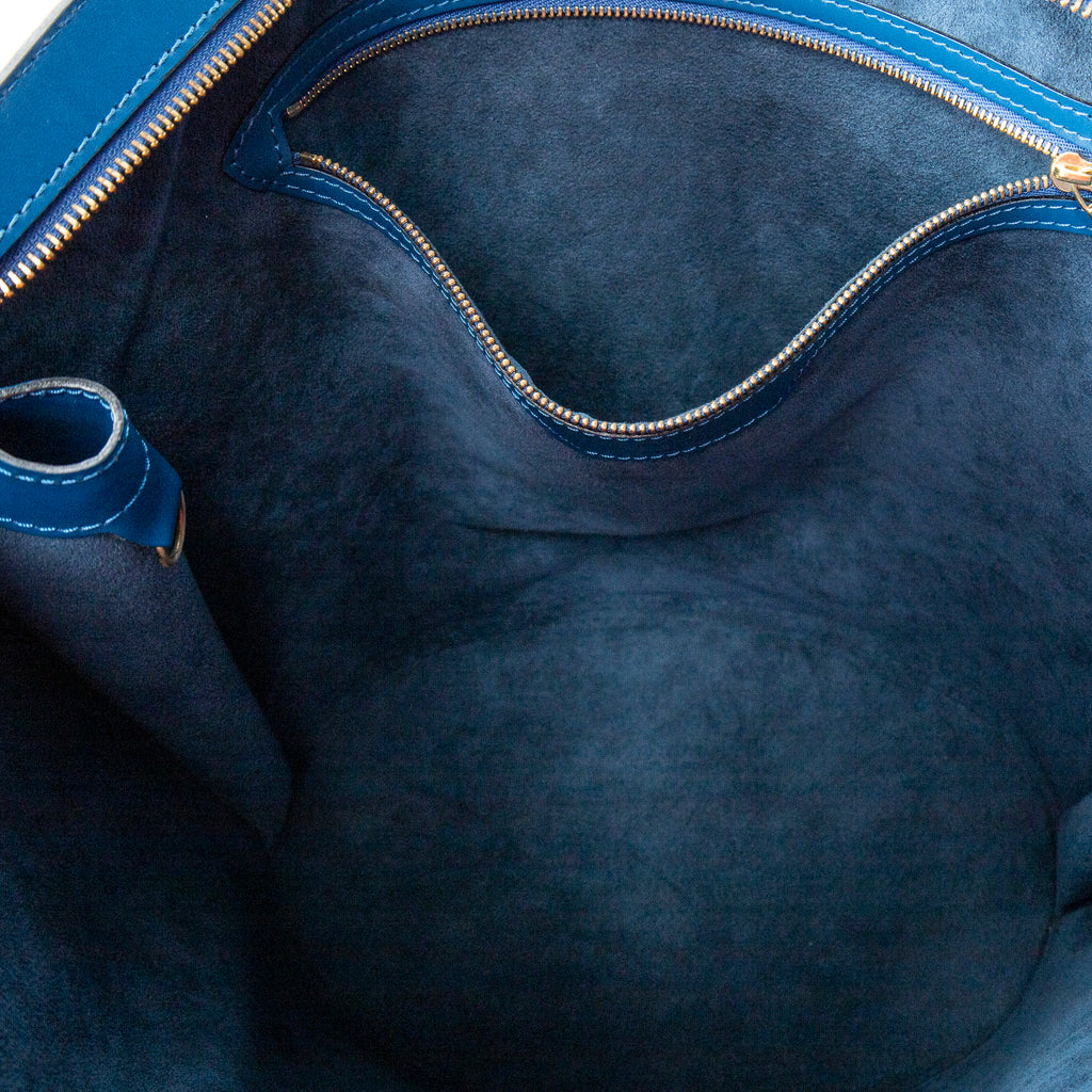 Shoulder Bag St-Jacques Shopping GM Blue Epi