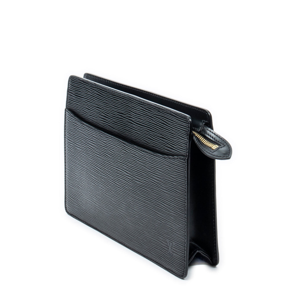 Clutch Pochette Homme Black Epi