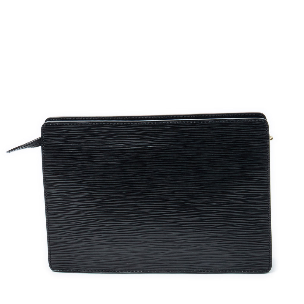 Clutch Pochette Homme Black Epi