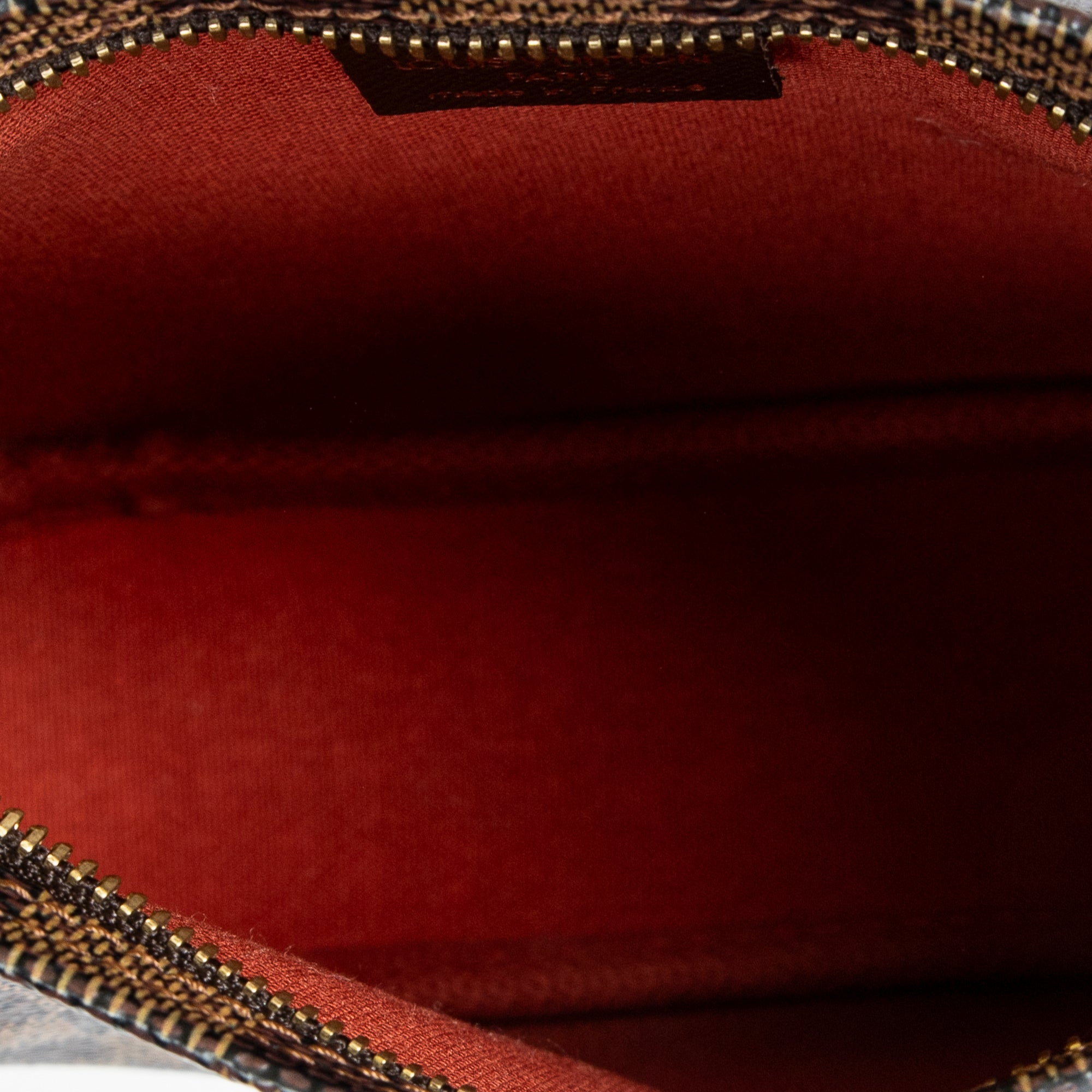 Pouch Trousse Make Up Pouch Brown Damier Ebene