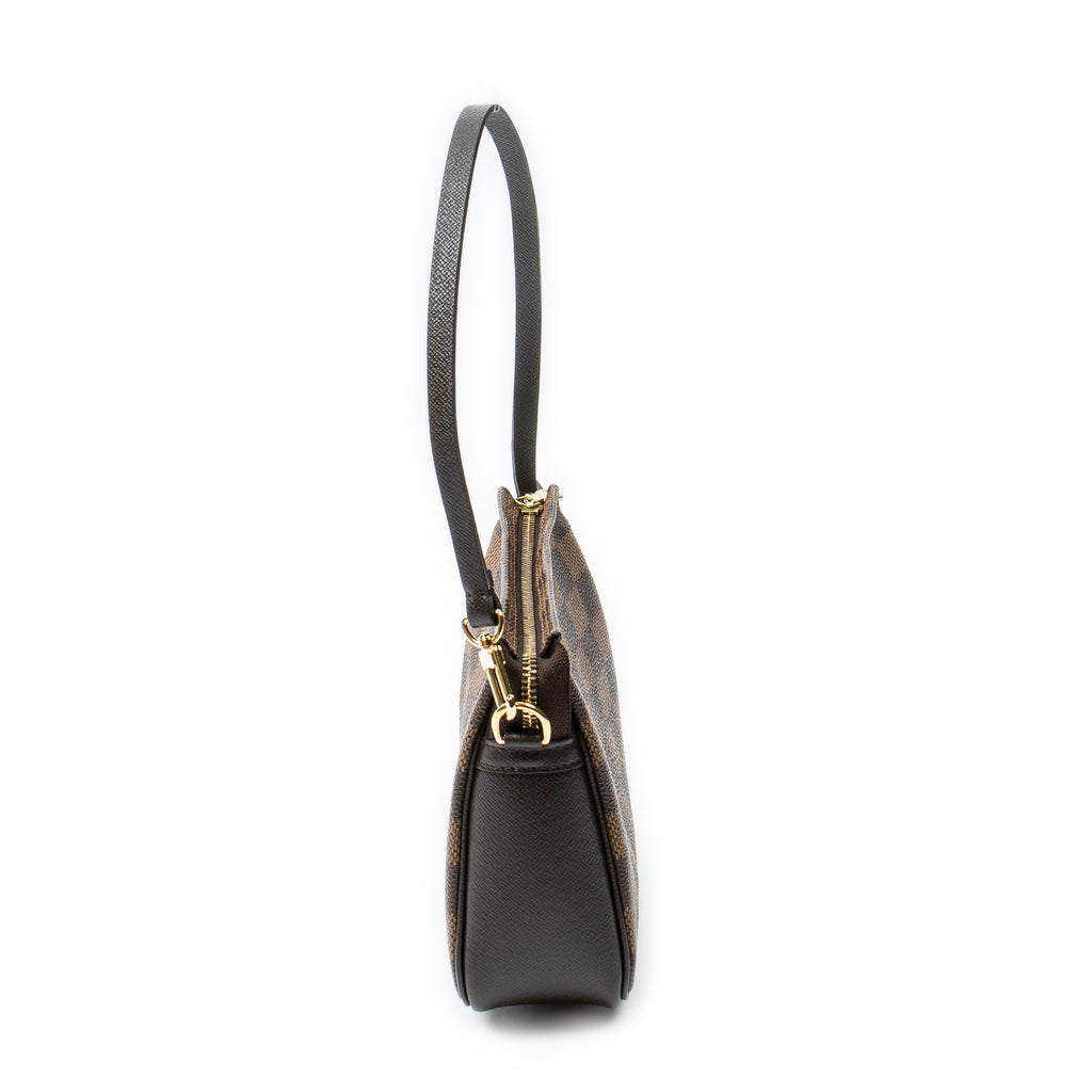 Pouch Trousse Make Up Pouch Brown Damier Ebene