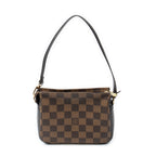 Pouch Trousse Make Up Pouch Brown Damier Ebene