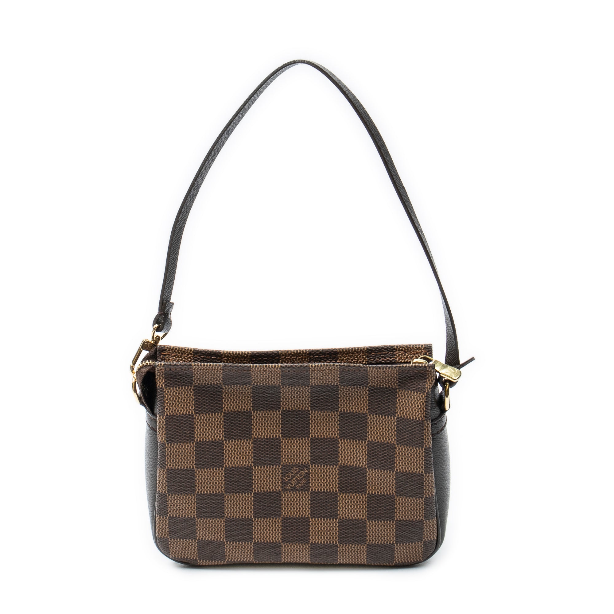 Pouch Trousse Make Up Pouch Brown Damier Ebene