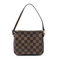 Pouch Trousse Make Up Pouch Brown Damier Ebene