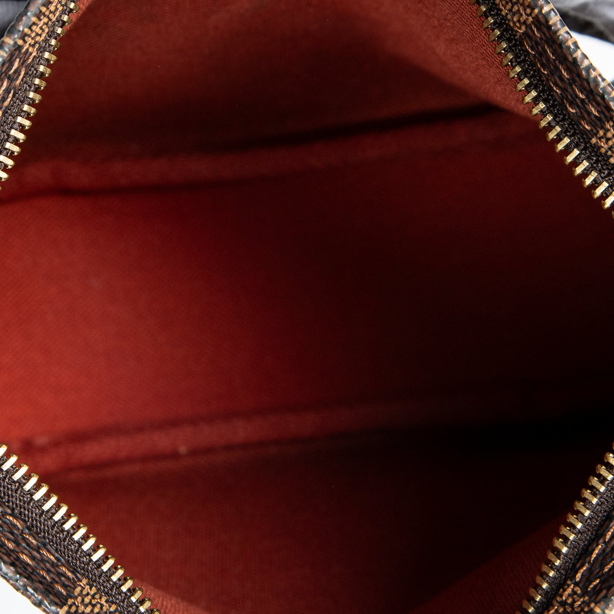 Pouch Trousse Make Up Pouch Brown Damier Ebene