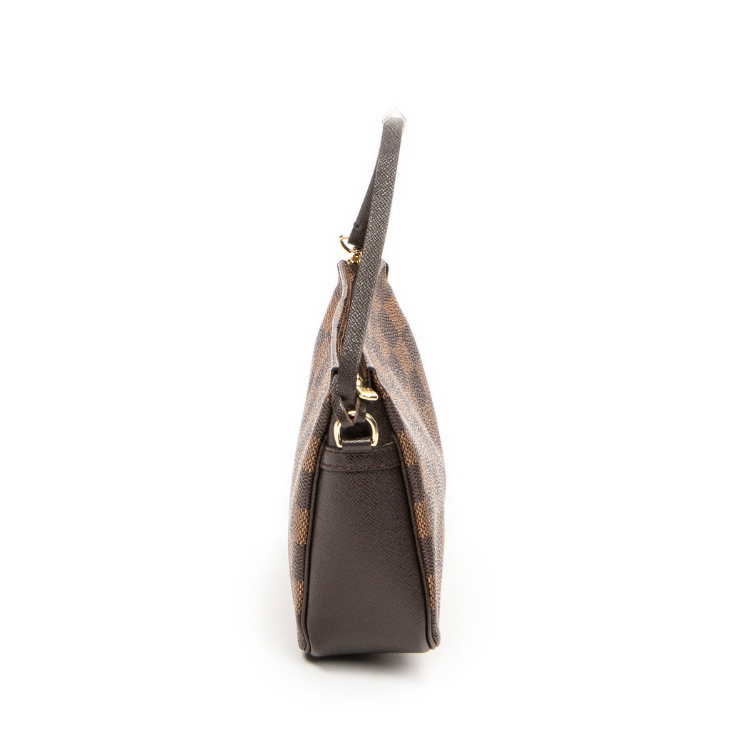 Pouch Trousse Make Up Pouch Brown Damier Ebene