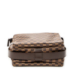 Bolso de Hombro Naviglio Marrón Damier Ebene
