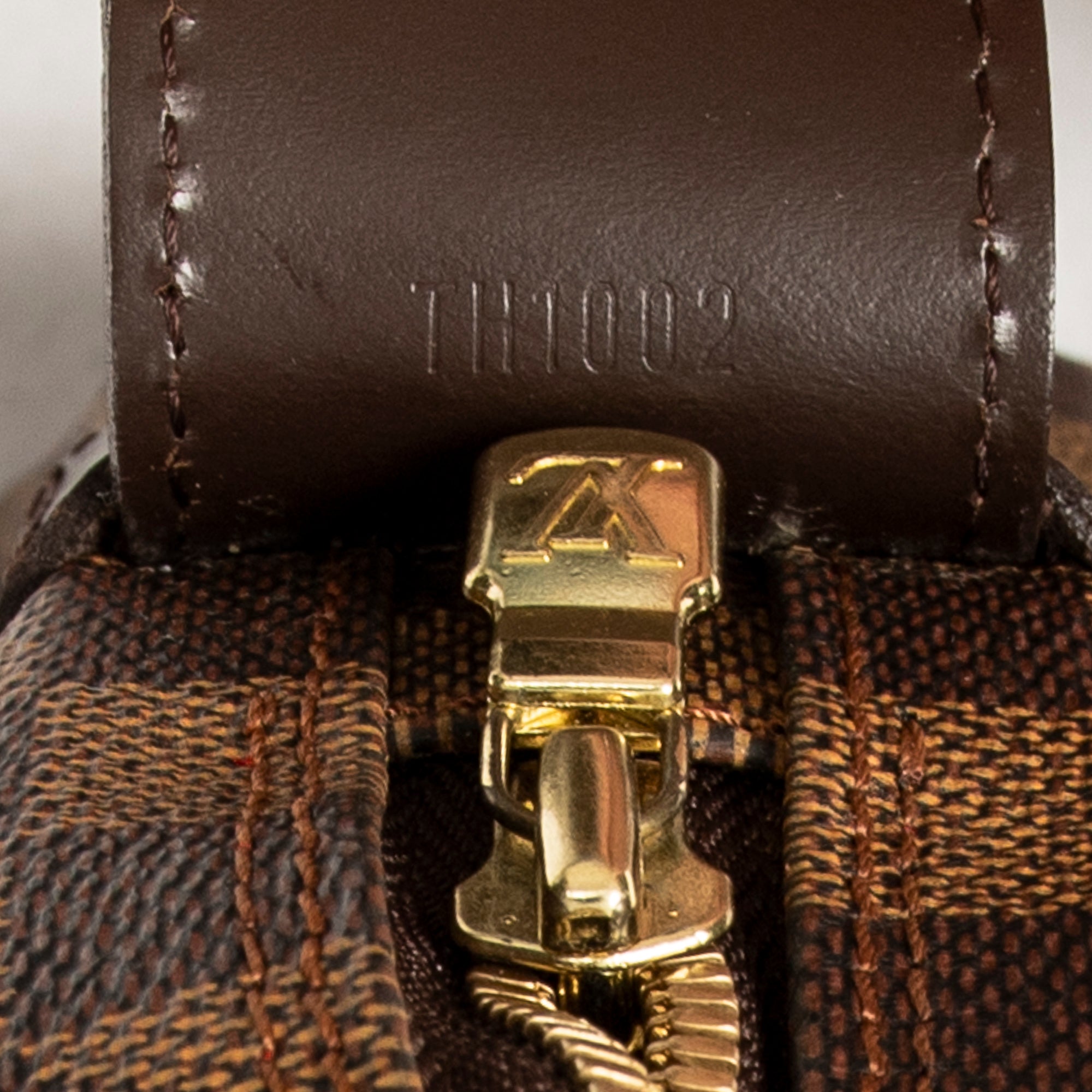 Bolso de Hombro Naviglio Marrón Damier Ebene