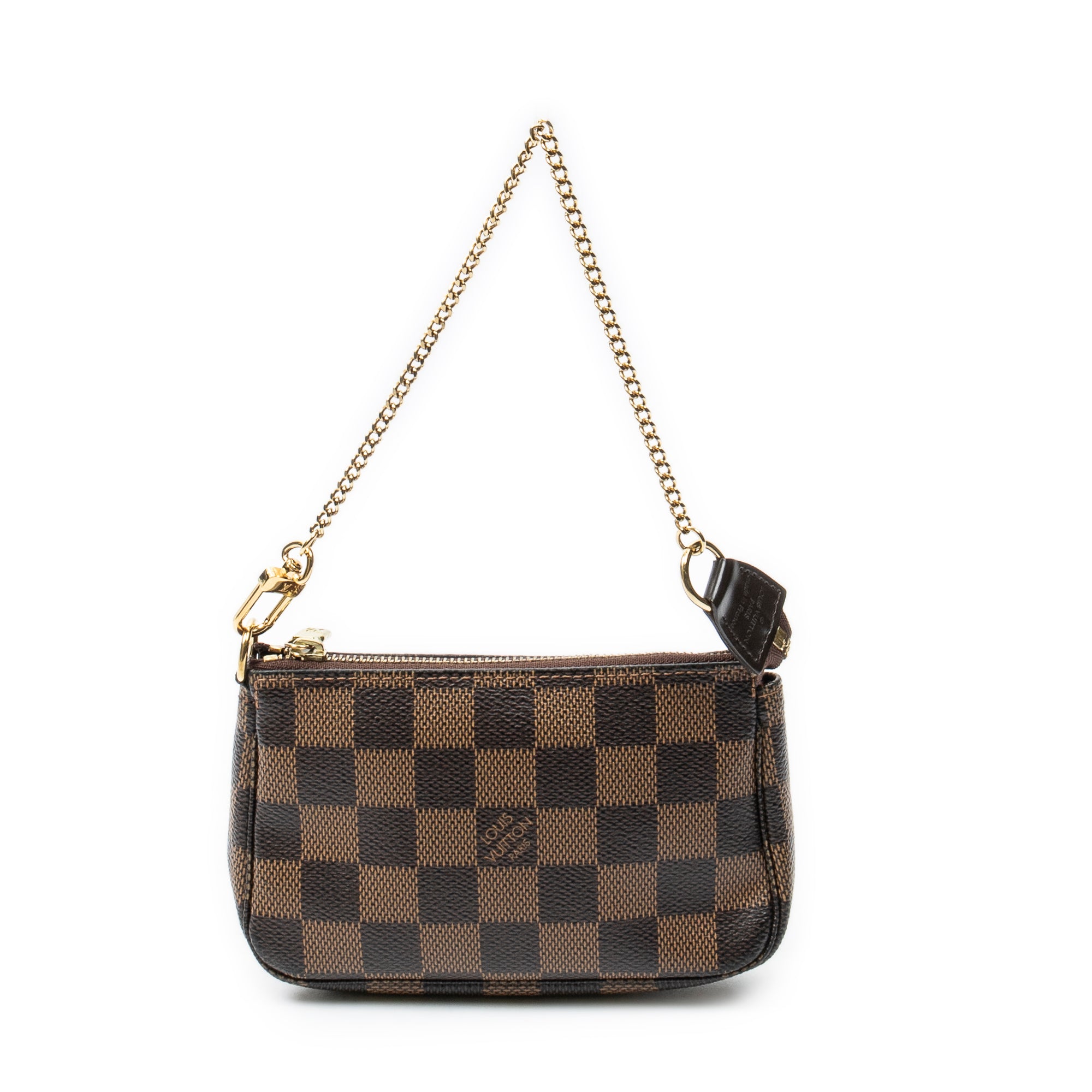 Pouch Mini Pochette Accessoires Brown Damier Ebene