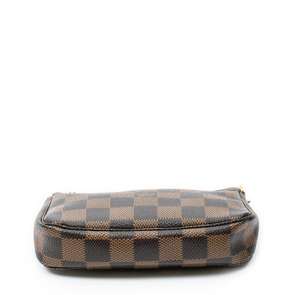 Pochette Mini Pochette Accessoires Damier Ébène Marron