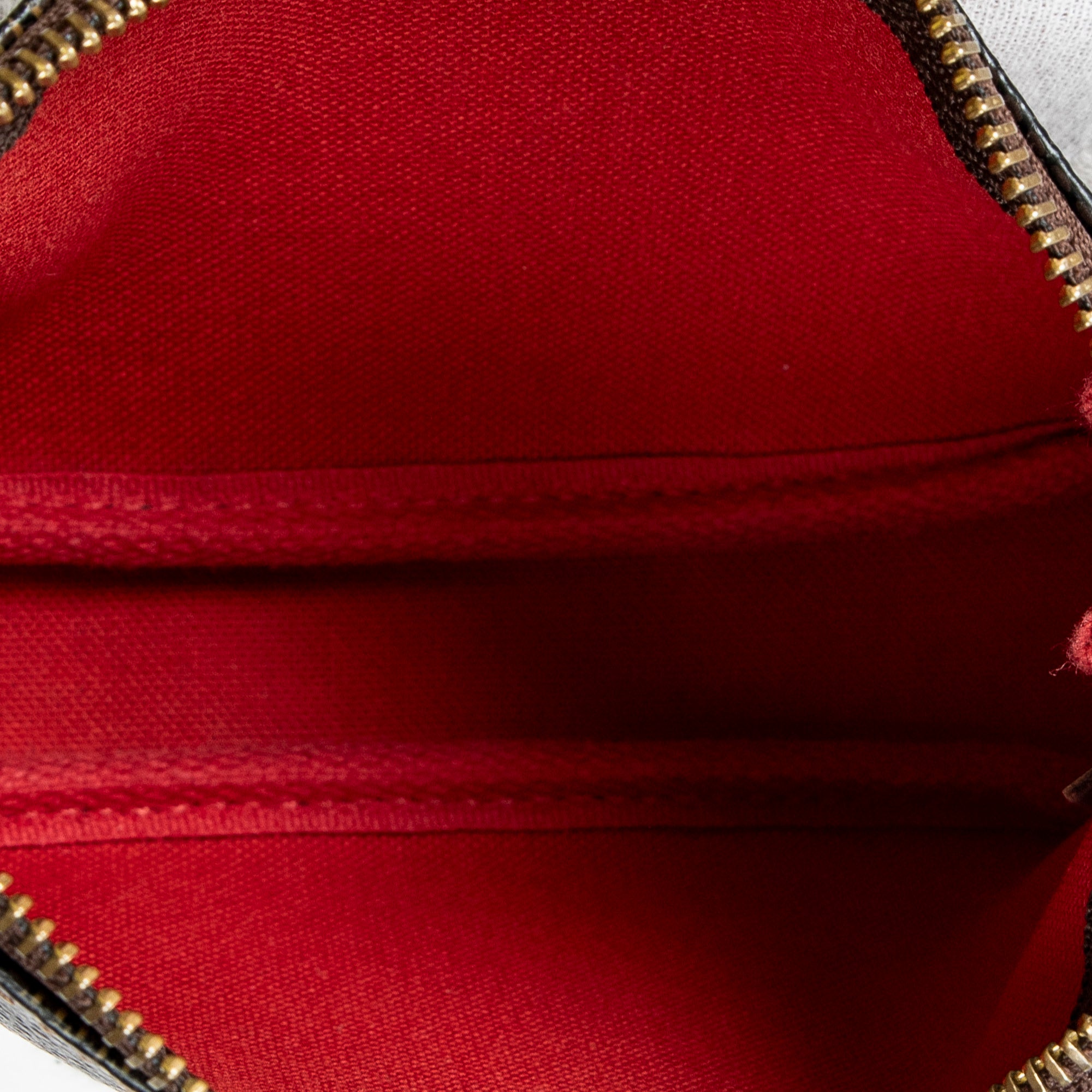 Pochette Mini Pochette Accessoires Damier Ébène Marron