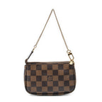 Minibolsa Pochette Accessoires Damier Ebene Complice Marrón