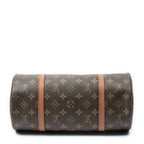 Handbag Papillon 30 Brown Monogram Canvas