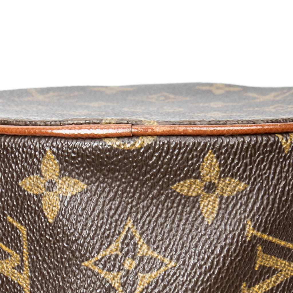 Handbag Papillon 30 Brown Monogram Canvas