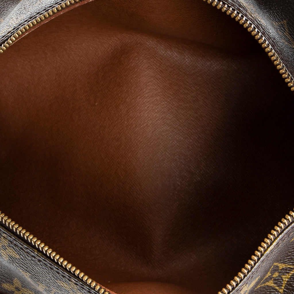 Handbag Papillon 30 Brown Monogram Canvas