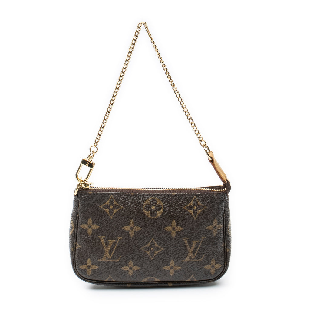 Pouch Mini Pochette Accessoires Brown Monogram Canvas