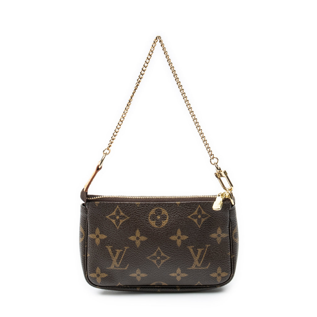 Pouch Mini Pochette Accessoires Brown Monogram Canvas