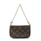Pouch Mini Pochette Accessoires Brown Monogram Canvas