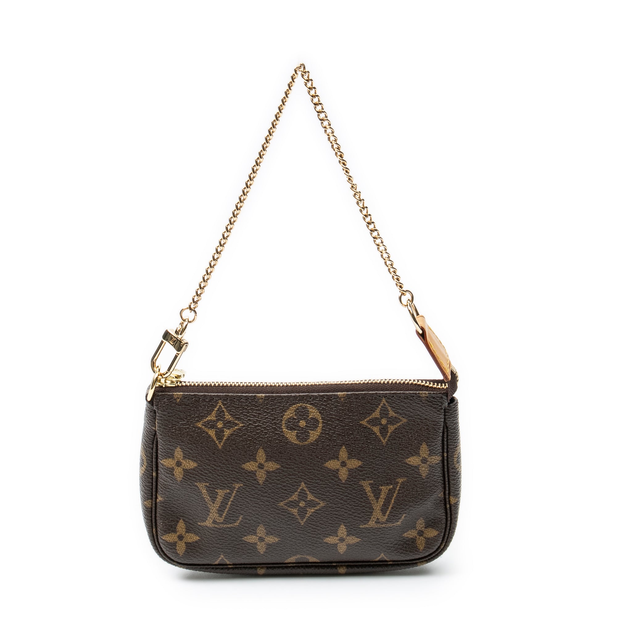 Pouch Mini Pochette Accessoires Brown Monogram Canvas