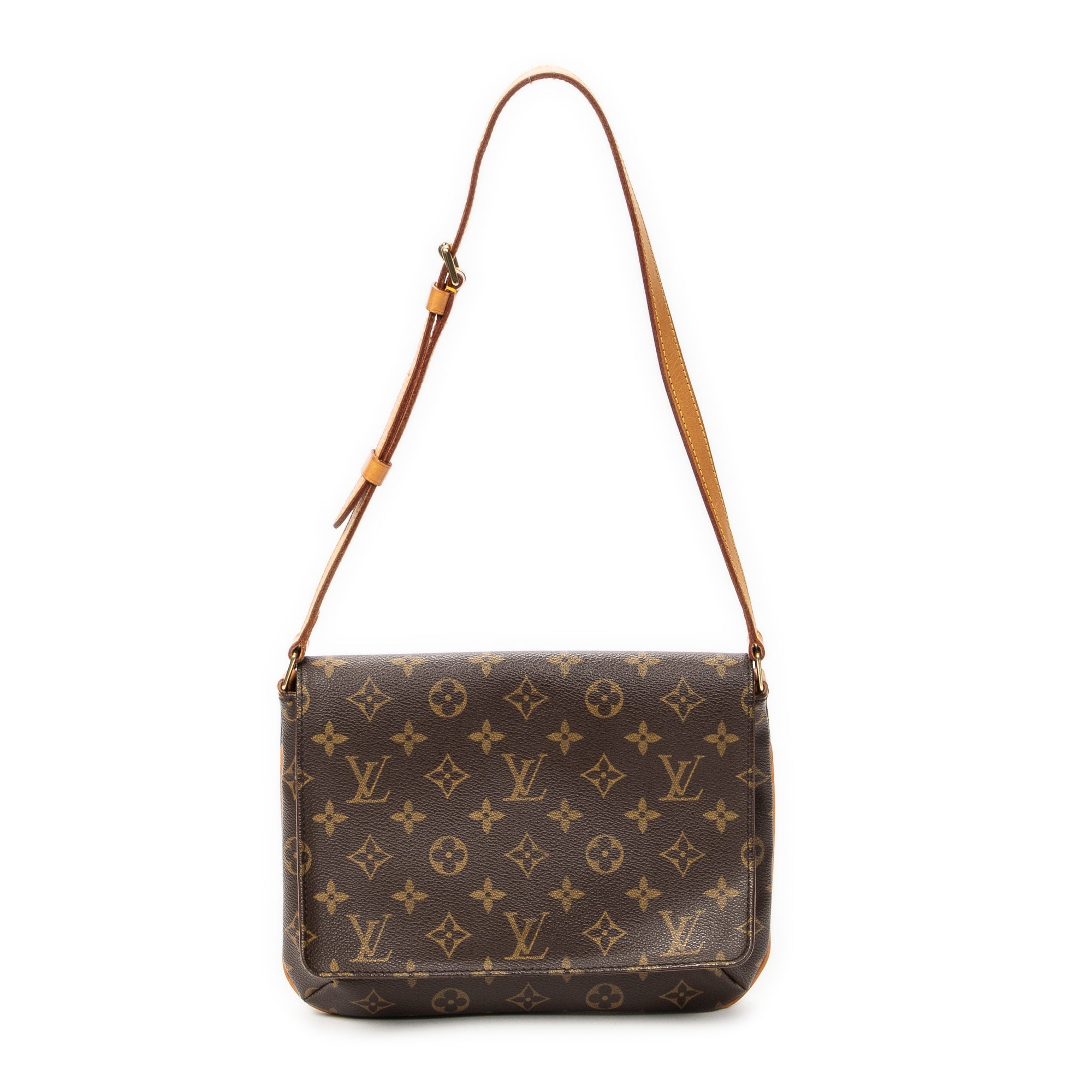 Shoulder Bag Musette Tango Brown Monogram Canvas