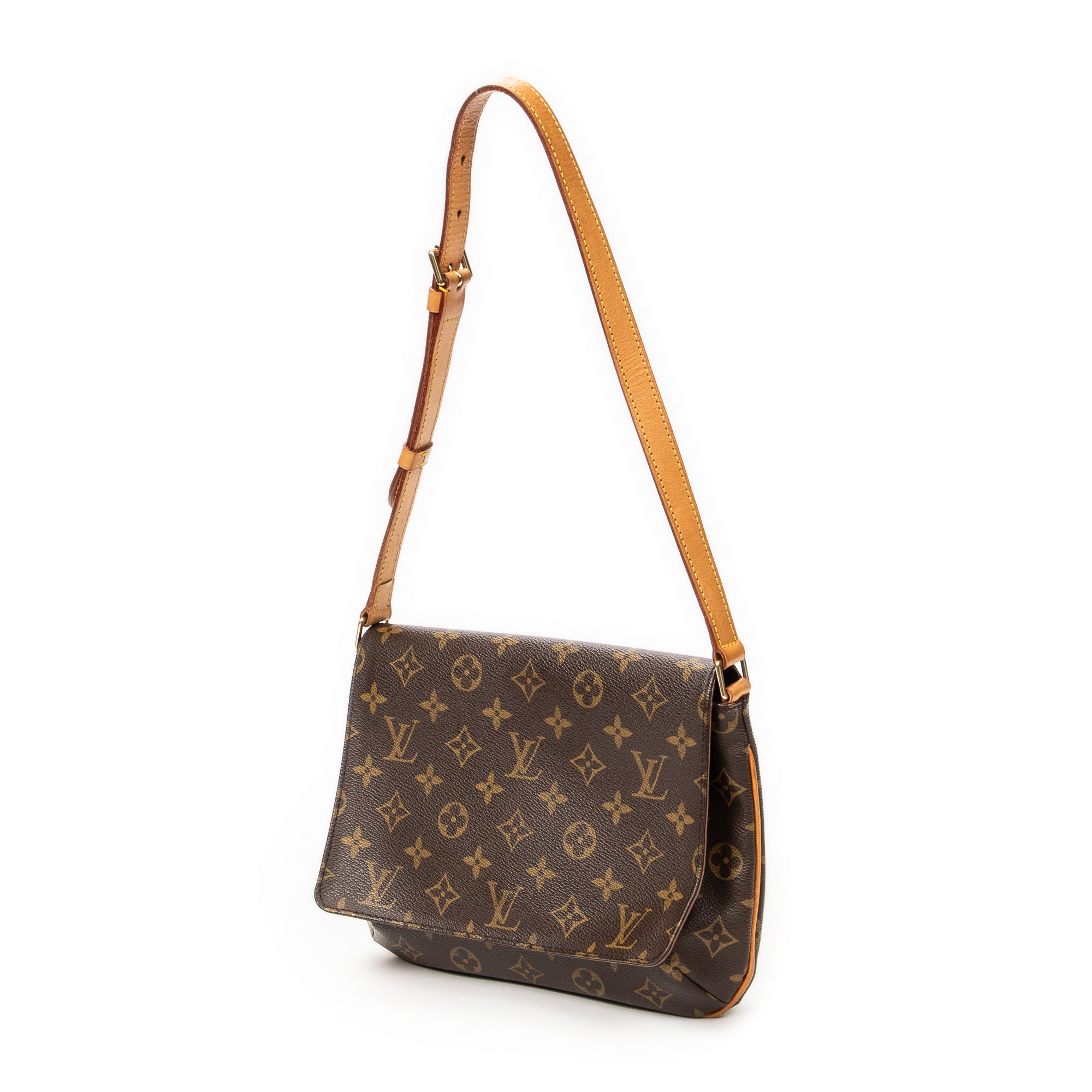 Shoulder Bag Musette Tango Brown Monogram Canvas