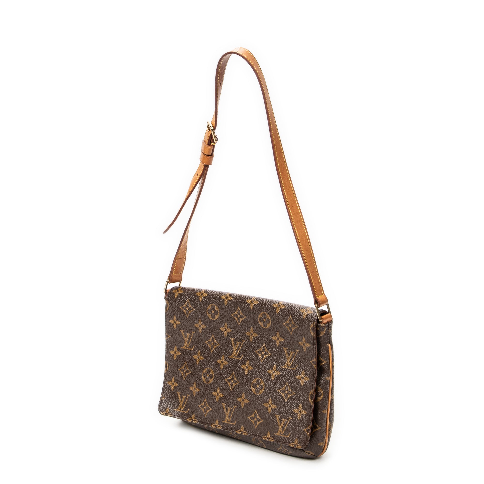 Shoulder Bag Musette Tango Brown Monogram Canvas
