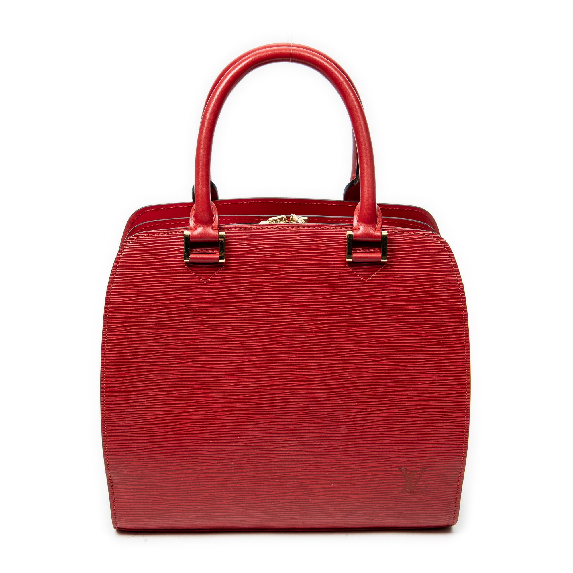 Handbag Pont-Neuf Red Epi