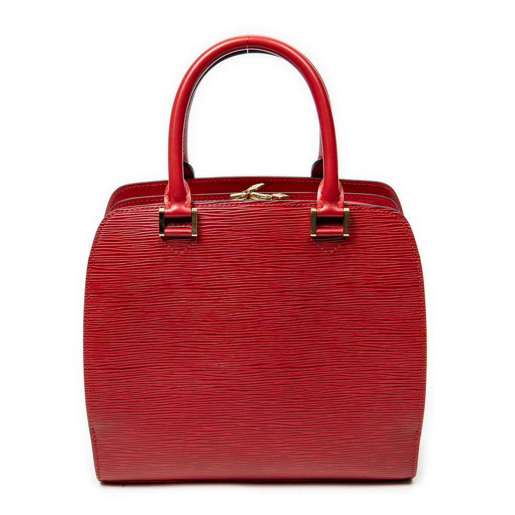 Handbag Pont-Neuf Red Epi