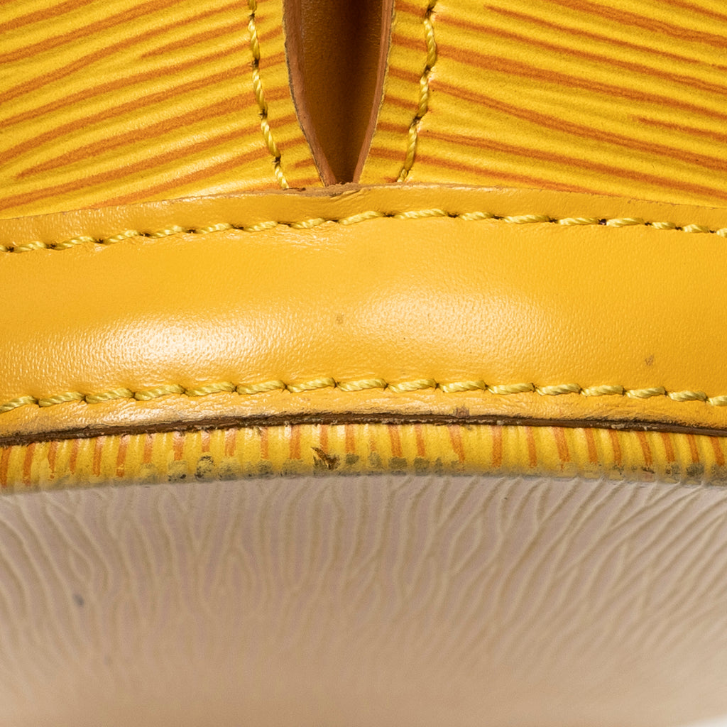Shoulder Bag St-Jacques Shopping GM Yellow Epi