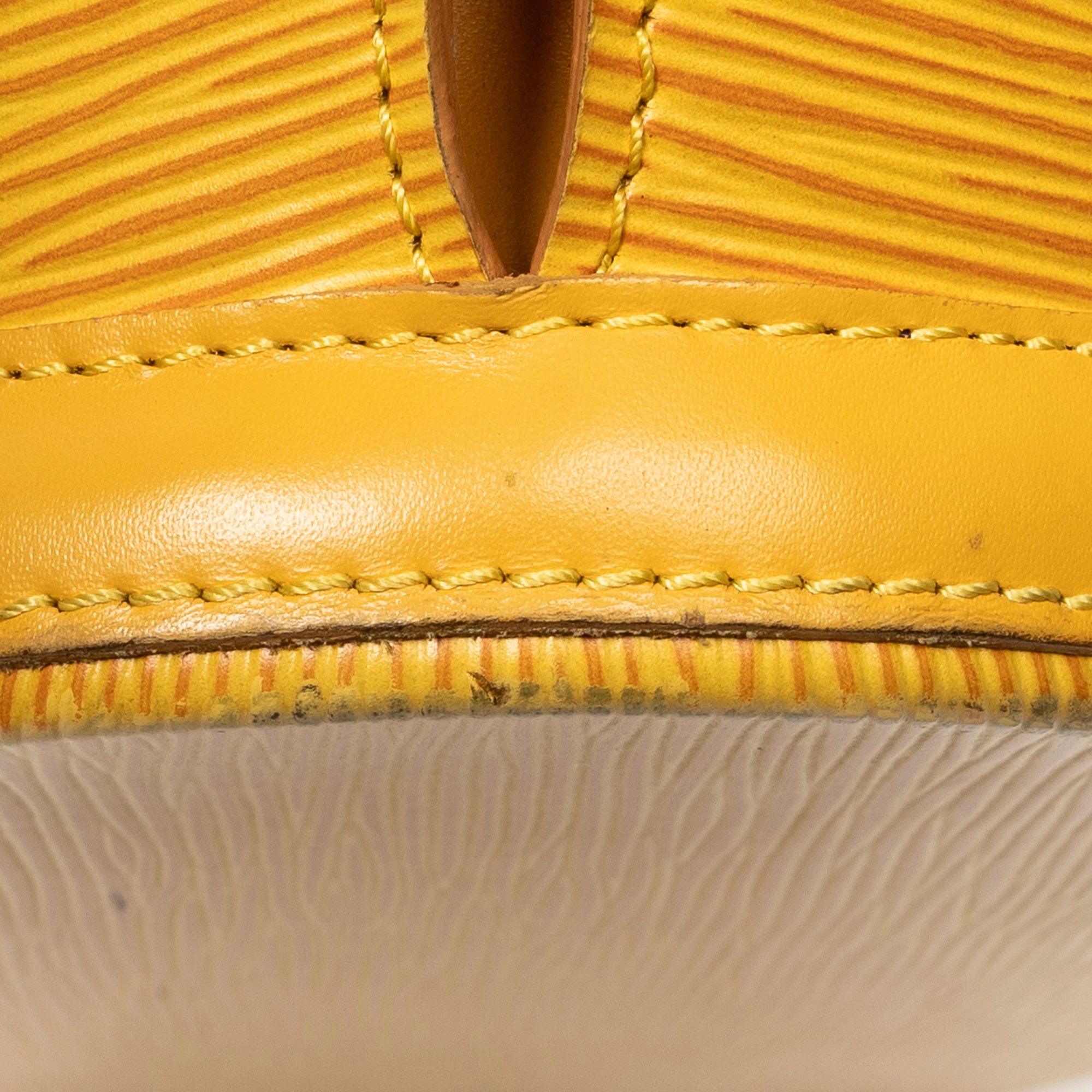 Shoulder Bag St-Jacques Shopping GM Yellow Epi