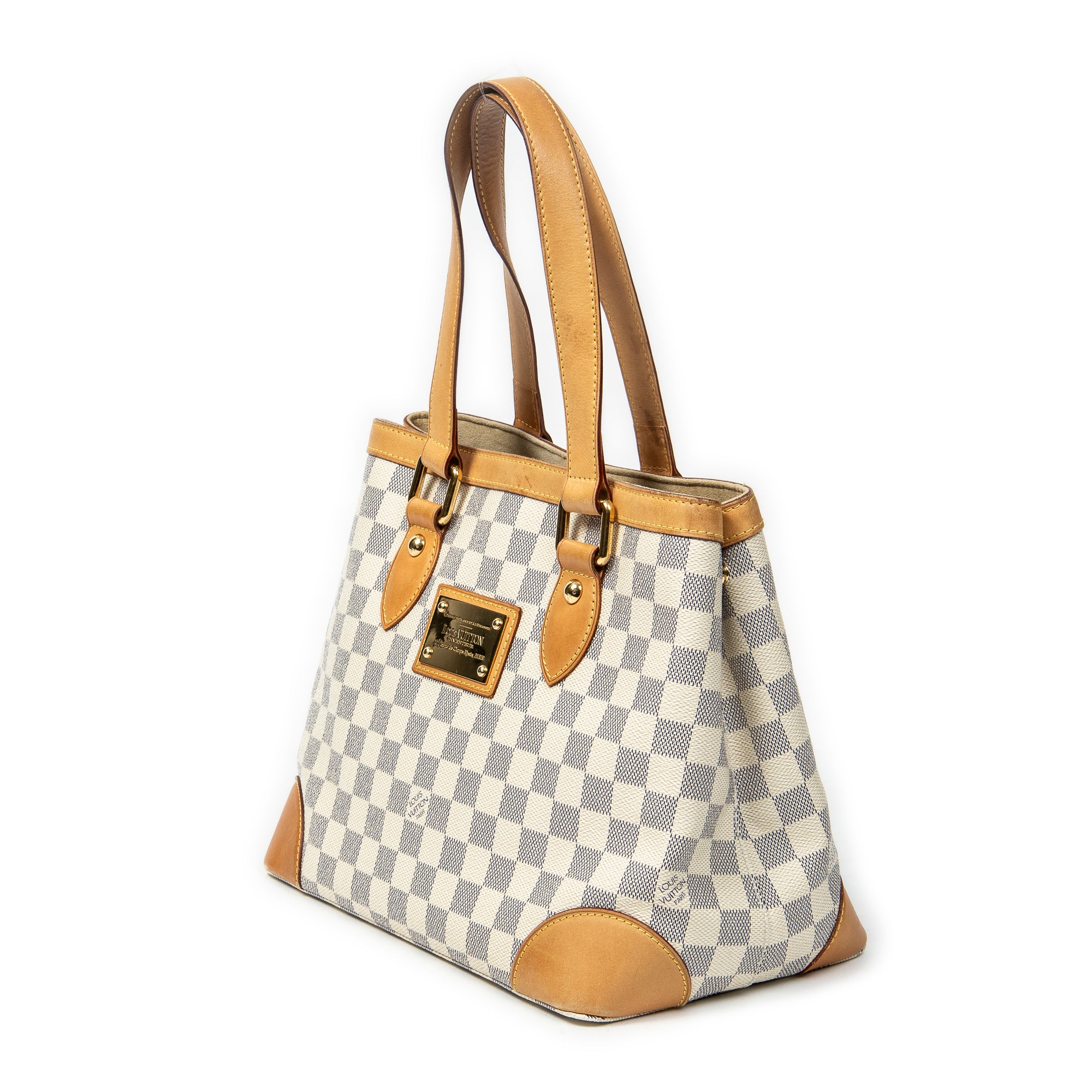 Bolso de Hombro Hampstead PM Marfil Damier Azur