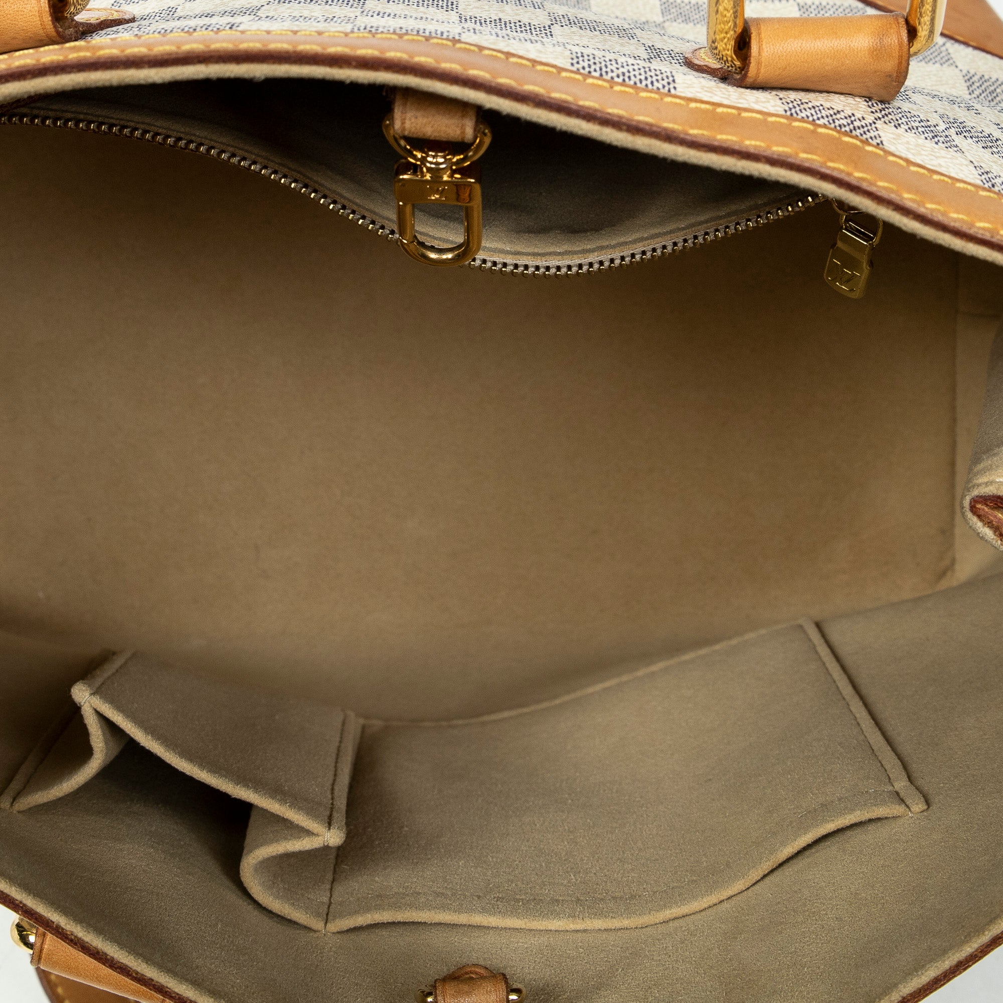 Bolso de Hombro Hampstead PM Marfil Damier Azur