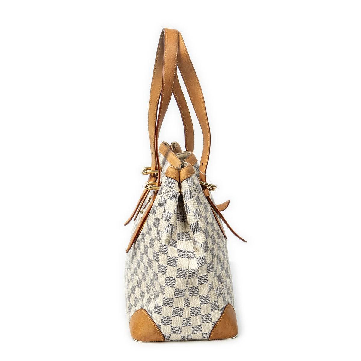 Shoulder Bag Hampstead MM Ivory Damier Azur