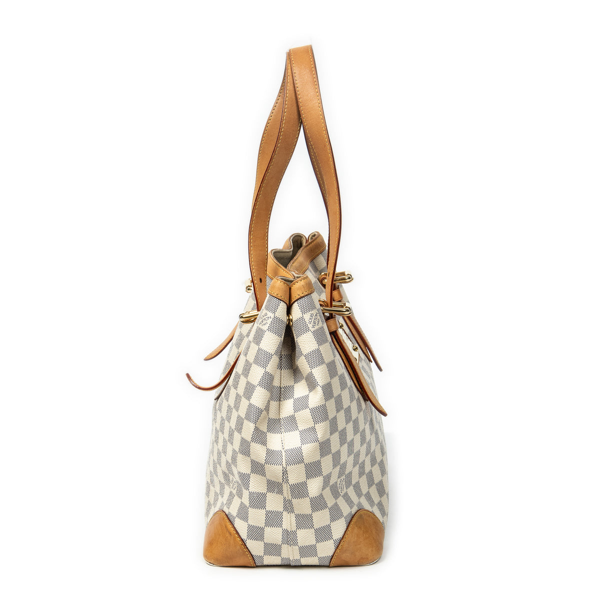 Shoulder Bag Hampstead MM Ivory Damier Azur