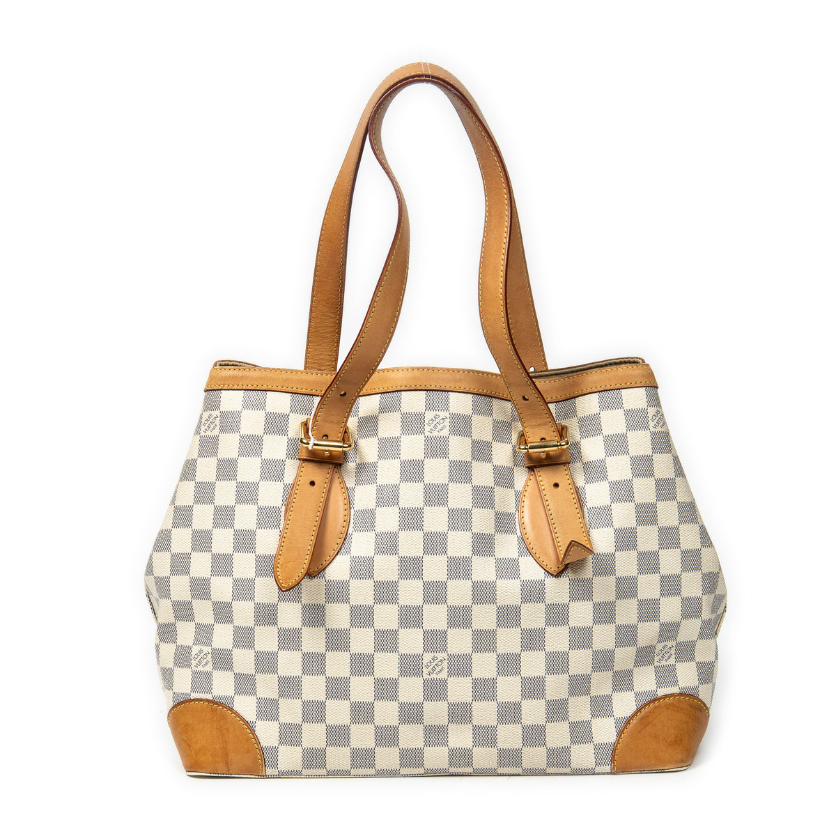 Shoulder Bag Hampstead MM Ivory Damier Azur
