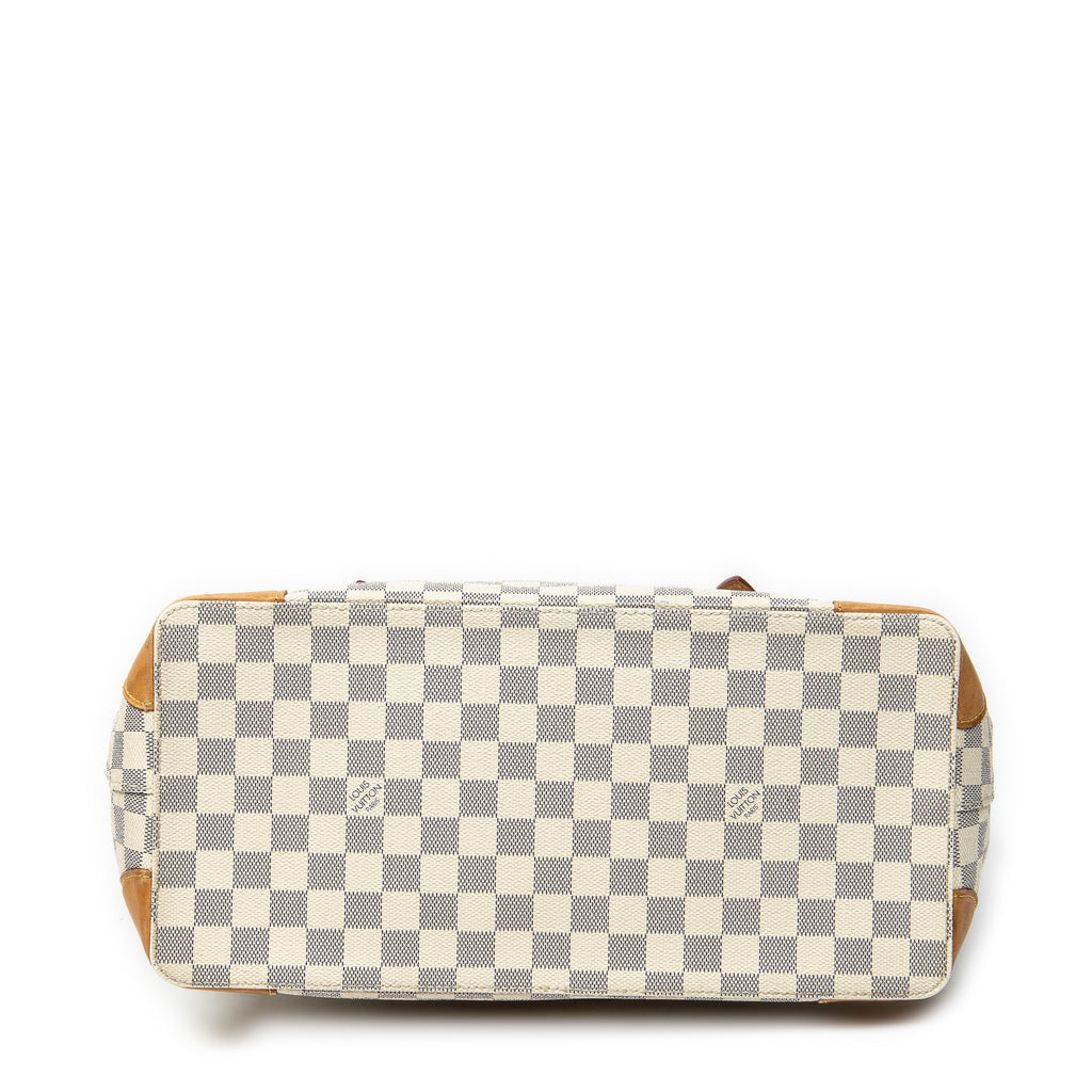 Shoulder Bag Hampstead MM Ivory Damier Azur