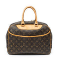 Handbag Deauville Brown Monogram Canvas