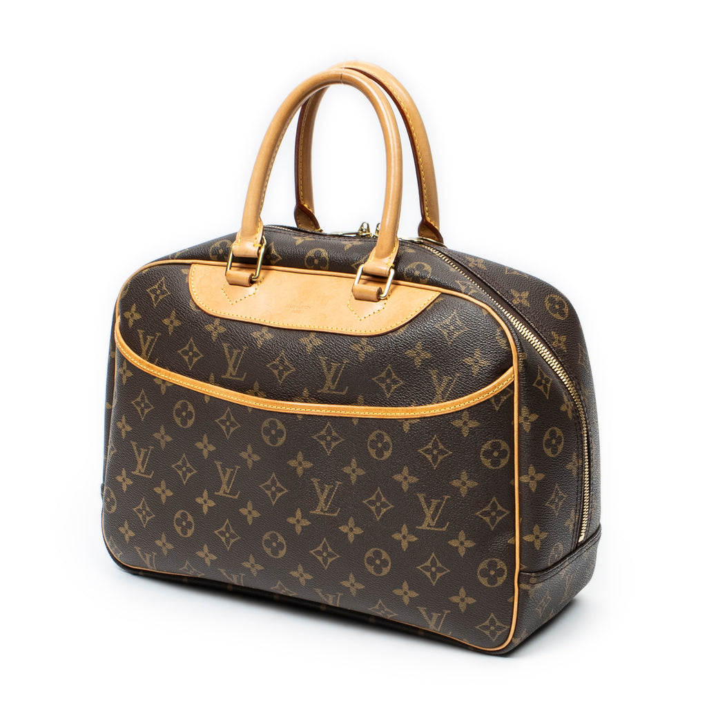 Handbag Deauville Brown Monogram Canvas